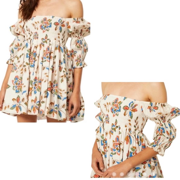 MISA Los Angeles | ‘Zadie’ Floral Smocked Babydoll Dress | Size M - Picture 6 of 14